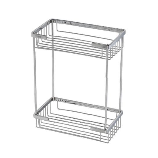 Kệ Inox 2 Tầng CAESAR ST859 Gắn Tường Chữ Nhật