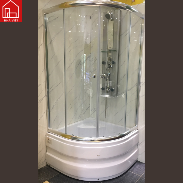 Cabin tắm đứng vách kính Govern JS-8120B (đế thấp)