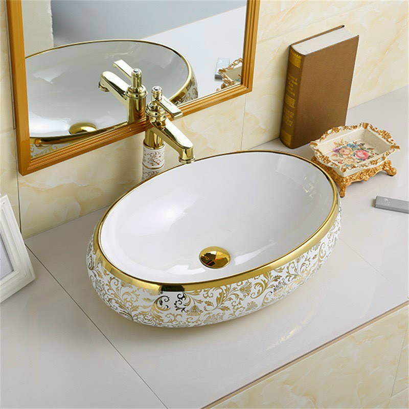 Chậu Đặt Bàn Đá Elip Homaya LP580