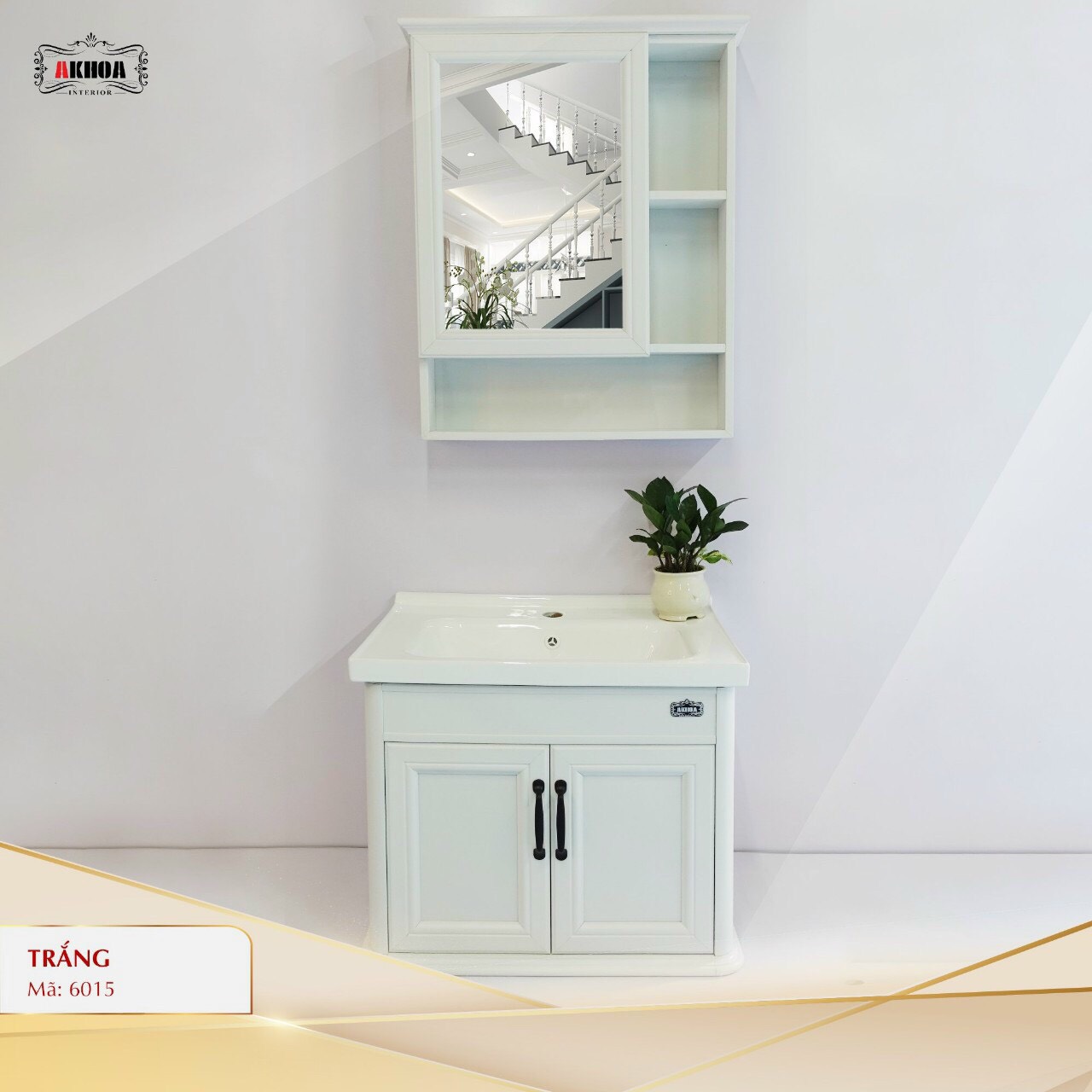 Tủ chậu nhựa cacbon kích thước 50x60x47cm
