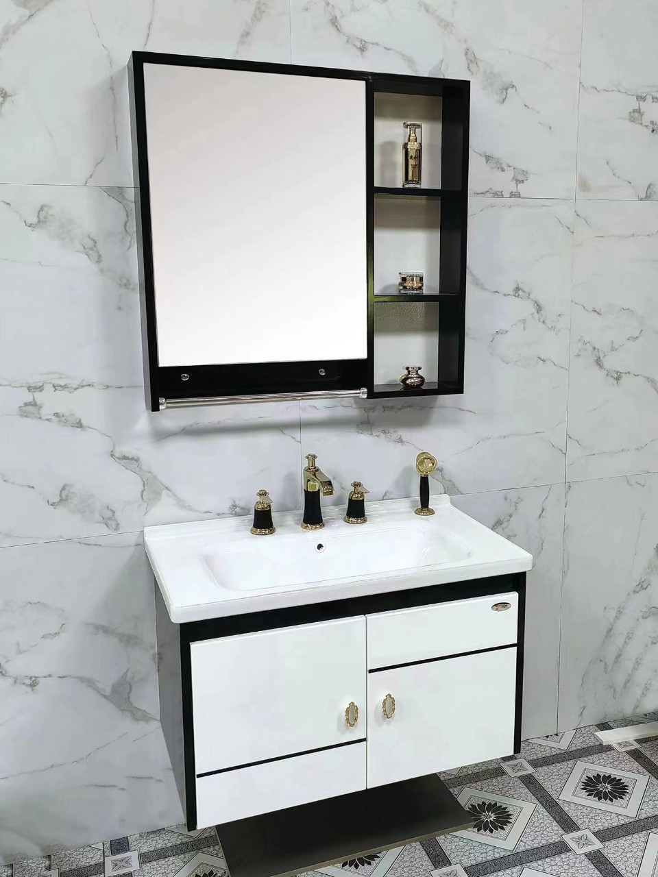 Tủ chậu nhựa cacbon kích thước 50x60x47cm