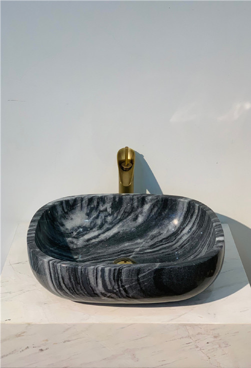 Chậu Lavabo BST73 Bầu Dục Eximstone 52CM-26KG
