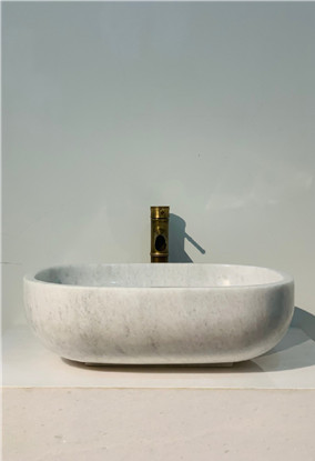 Chậu Lavabo BST66A Bầu Dục Eximstone 52CM-26KG