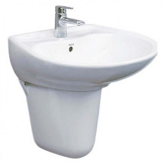 Chậu Rửa Lavabo Chân Lửng Treo Tường TOTO LHT300CR
