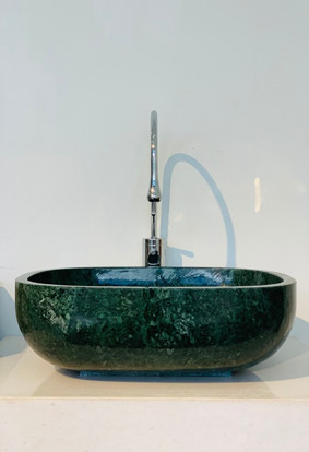 Chậu Lavabo BST65 Bầu Dục Eximstone 52CM-26KG