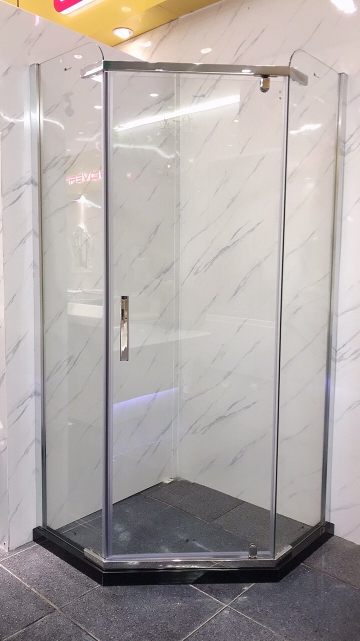 Bộ vách kính tắm kích thước 90x90x200cm JS8104
