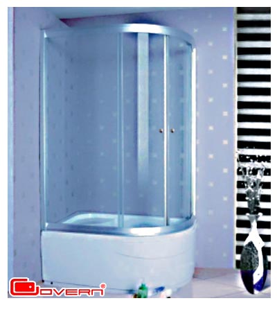 Cabin Tắm Đứng Vách Kính Govern JS-8126P Đế Cáo Ngọc Trai