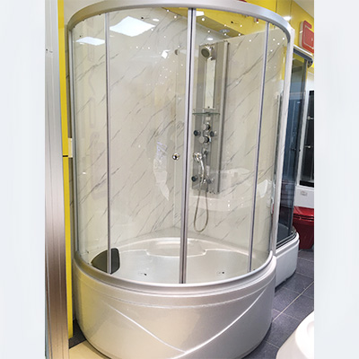 Cabin Tắm Đứng Vách Kính Govern LV-92P Đế Cao Ngọc Trai