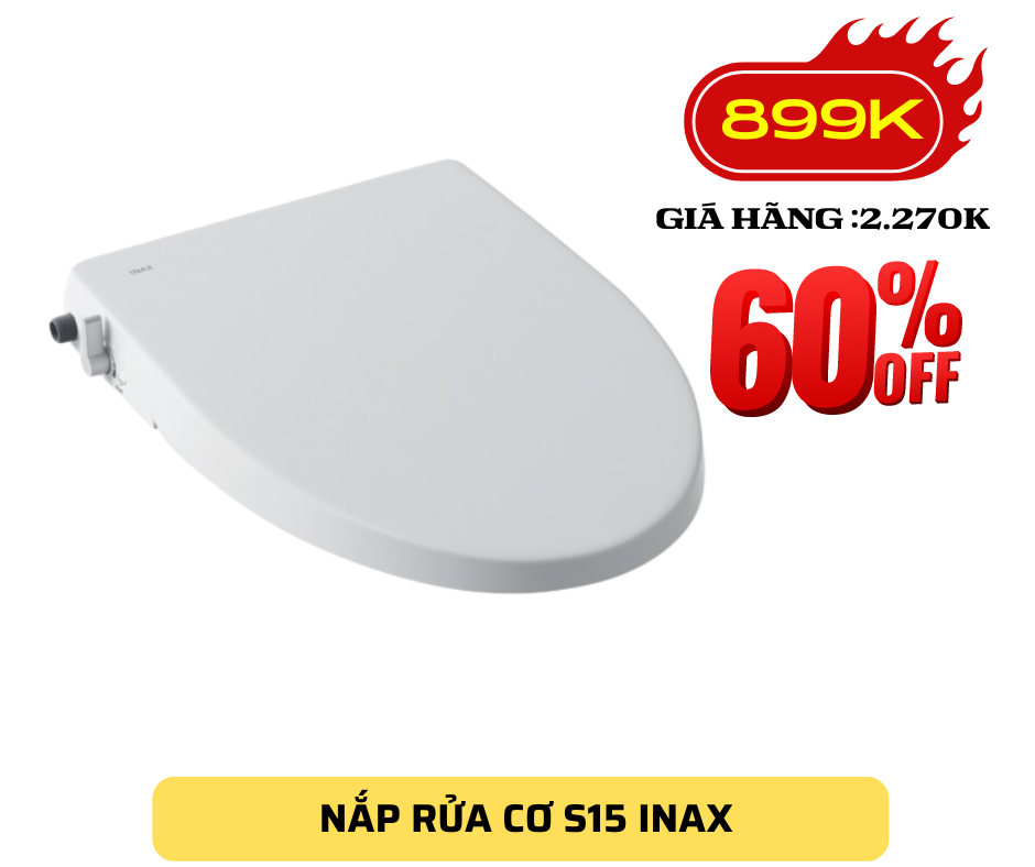 Nắp Rửa Cơ Inax CW-S15VN
