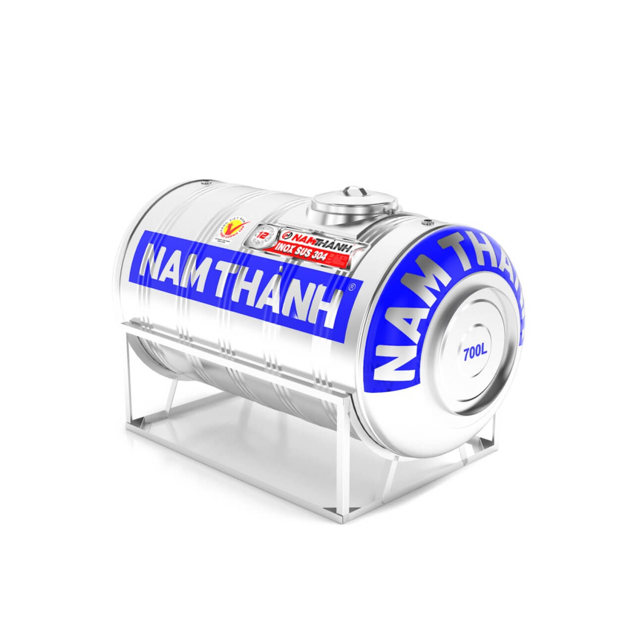 Bồn Nước Inox Nằm 700 Lít Nam Thành