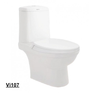 Bồn Cầu 2 Khối Viglacera Vi107 2023 Nắp Êm