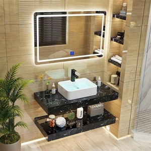 Bộ Bàn Đá Lavabo 2 Tầng BDD8047
