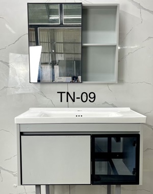 Bộ Tủ Chậu Lavabo Nhựa PVC TN09 ( 80cm )