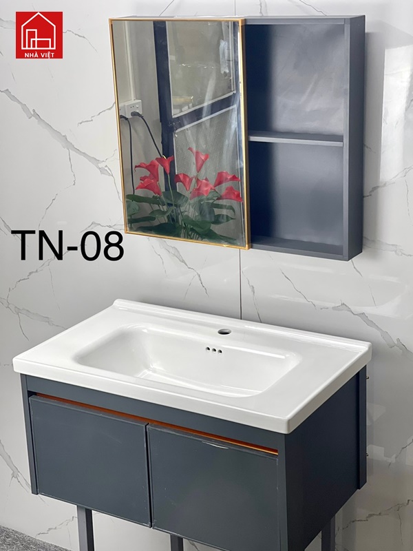 bo tu chau ke guong lavabo tn08 80cm 3