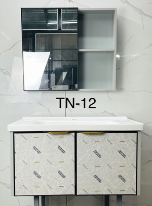 Bộ Tủ Lavabo Phòng Tắm PVC TN12 ( 60cm )