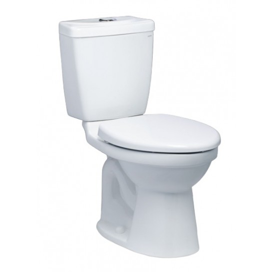 Bồn Cầu CAESAR CTS1325 Thùng T1125 1 Nhấn Nắp Thường