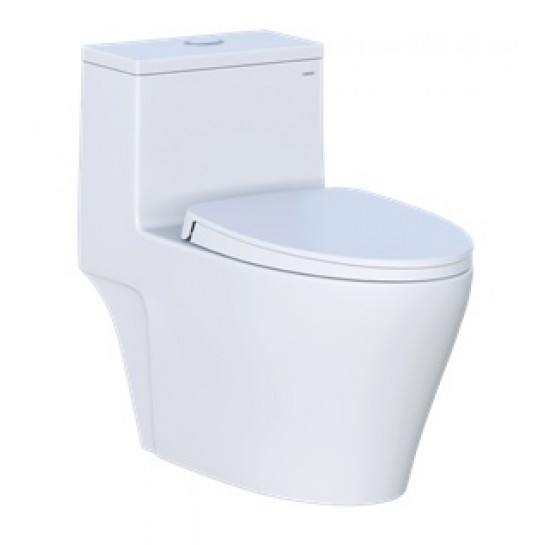 Bồn Cầu CAESAR C1356 Một Khối Nắp Êm