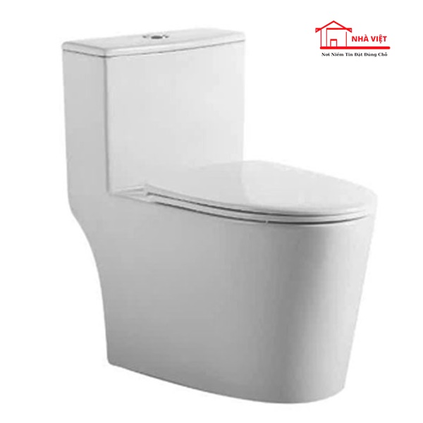 Bồn cầu Roy 2303X-S một khối – Men Aqua Ceramic, xả xoáy êm, giá rẻ