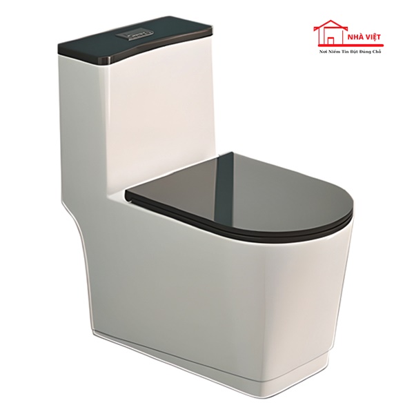 Bồn cầu ROY 2619B-X-S một khối – Thiết bị vệ sinh cao cấp Thái Lan, tiết kiệm nước, men chống bám bẩn