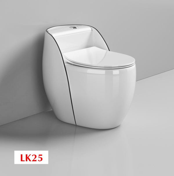 Bồn Cầu Trứng Liền Khối Men Sứ Cao Cấp LK25 2023