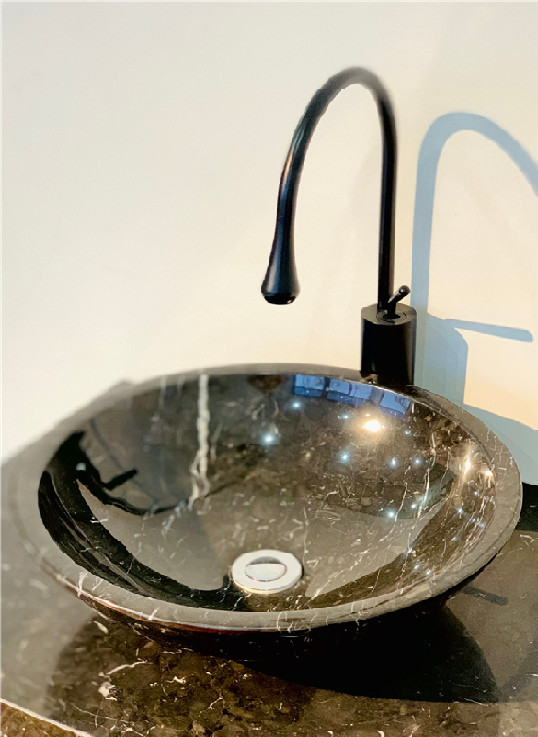 Chậu Đá 35cm-8kg Lavabo Eximstone Tròn Mỏng