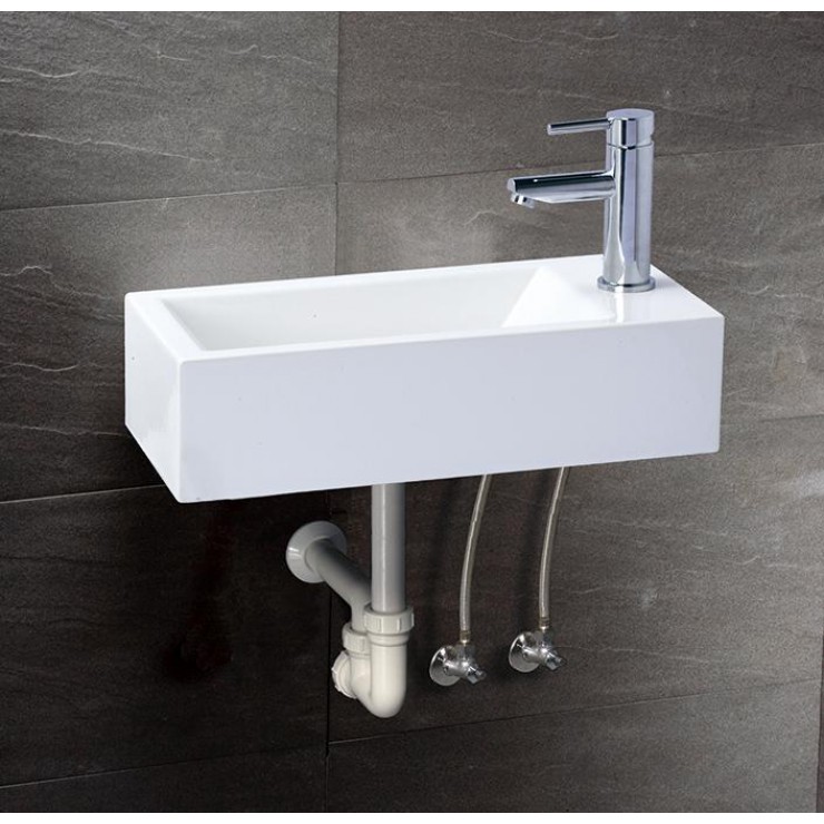 Chậu Rửa Lavabo CAESAR LF5239S Treo Tường