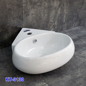 Chậu Lavabo Treo Góc Tường Kante KT3130