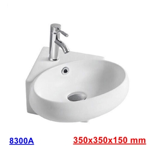 Chậu Lavabo Gắn Góc Tường 8300A 2023