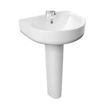 Chậu Rửa Và Chân Lavabo American Standard 0553-WT- 0742-WT