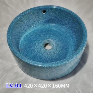 Chậu Rửa Lavabo TQ Hình Tròn Khối LV04