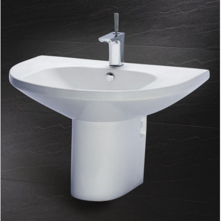 Chậu Rửa Lavabo Treo Tường Caesar LF2270+ Chân Treo PF2470