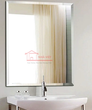 Gương Soi Phôi Bỉ 50×70 Cắt Vát Cạnh