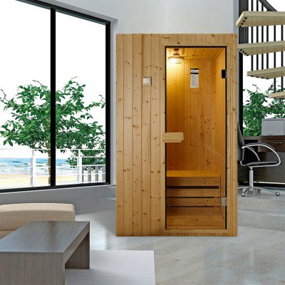 Phòng Gỗ Xông Hơi Khô Đá Dinh Dưỡng Govern JS-8628 Gỗ Thông Phần Lan