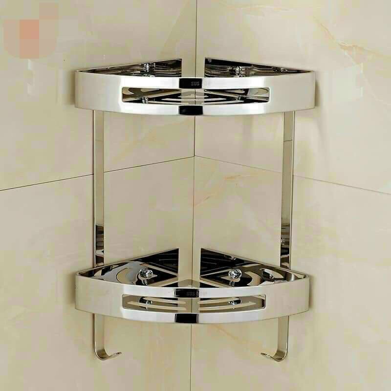 Kệ góc inox 304 loại dày dặn giá chỉ 385k/cái