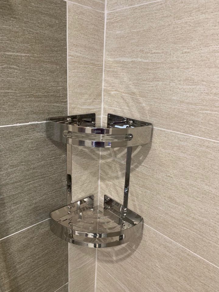 Kệ góc inox 304 loại dày dặn giá chỉ 385k/cái