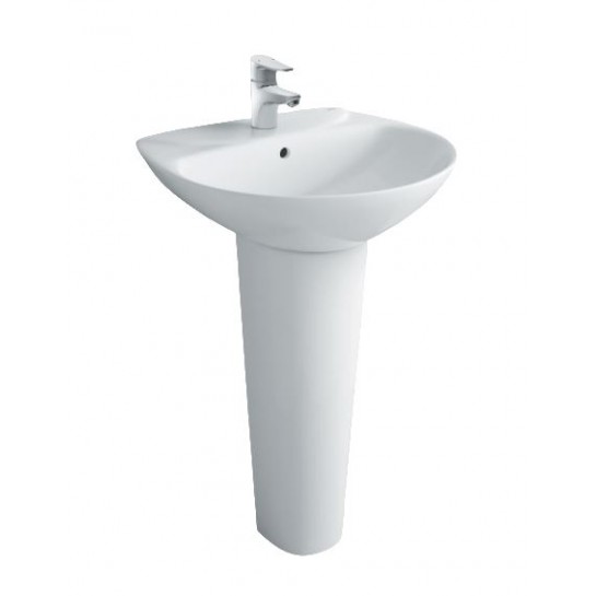 Chậu Rửa Mặt Treo Tường Inax L-285V/L-288VD Chân Chậu Dài