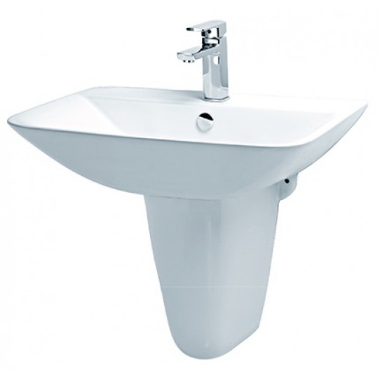 Chậu Rửa Lavabo Treo Tường Caesar L2365+ Chân Treo P2443