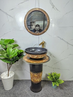 Lavabo Chân Chậu Đứng C93