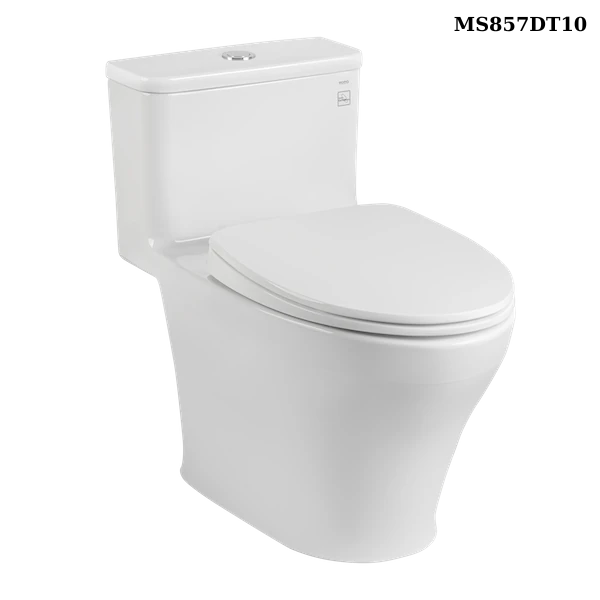 Bàn cầu một khối TOTO MS857DT10 kèm nắp đóng êm TV395VS