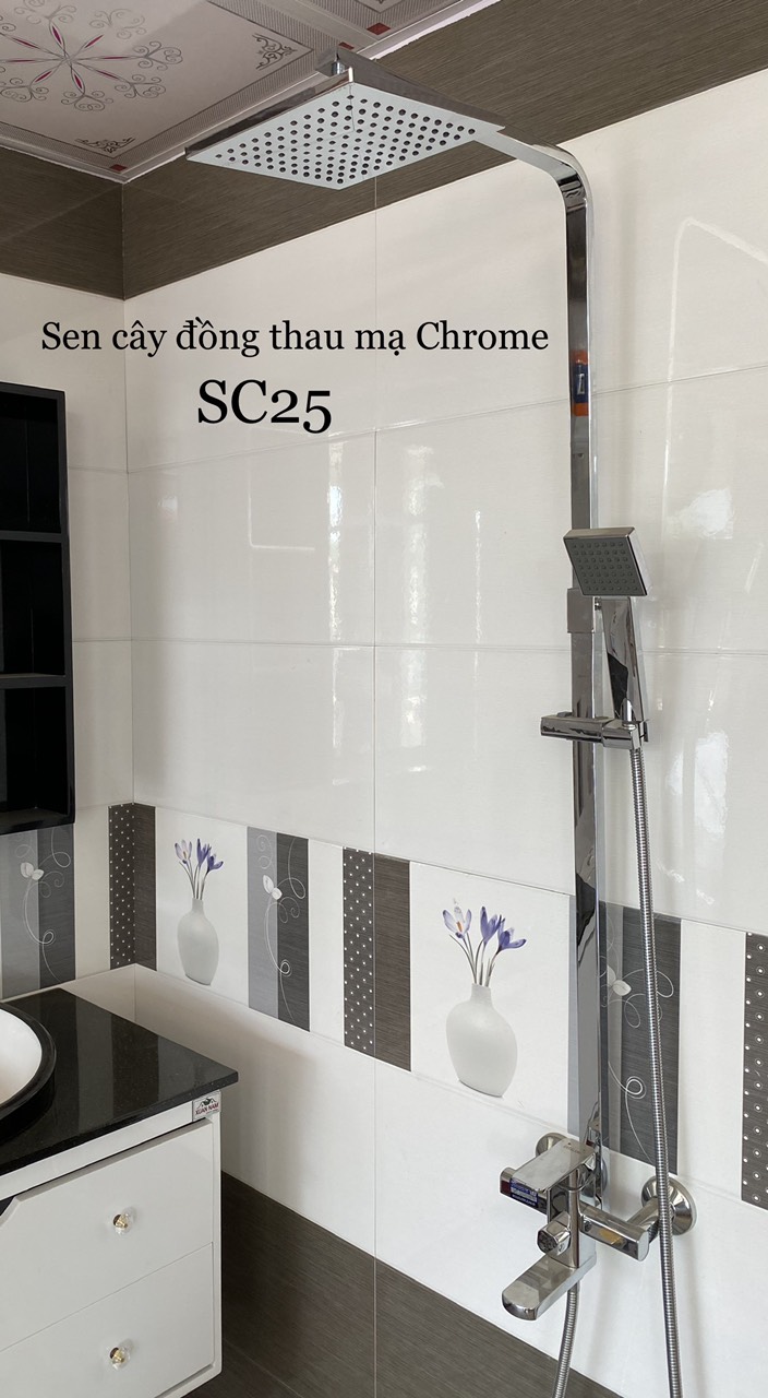 Sen tắm SC25 sen cây đồng- thân vuông