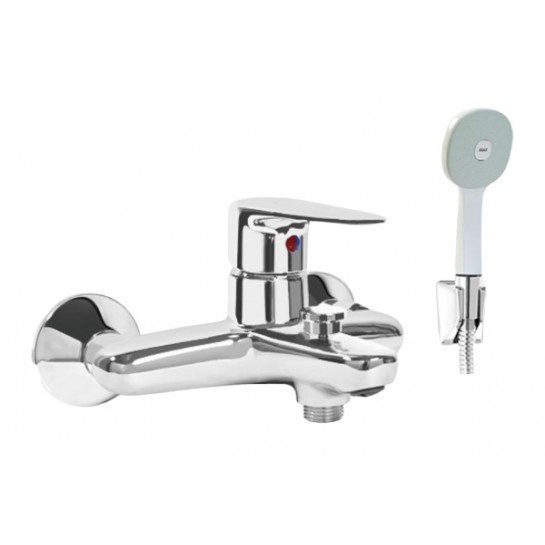 Vòi Sen Tắm Nóng Lạnh Inax BFV-1113S-7C Tay Sen Mạ