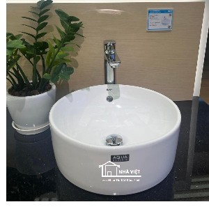 Chậu Rửa Lavabo Inax AL-295V Đặt Bàn Tròn Aqua Ceramic