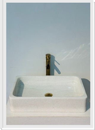 Chậu Lavabo BST57A Chữ Nhật Eximstone 61CM-22KG