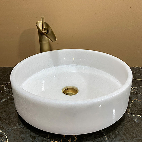 Chậu Đá Tròn Vát Lòng NVM50 Eximstone
