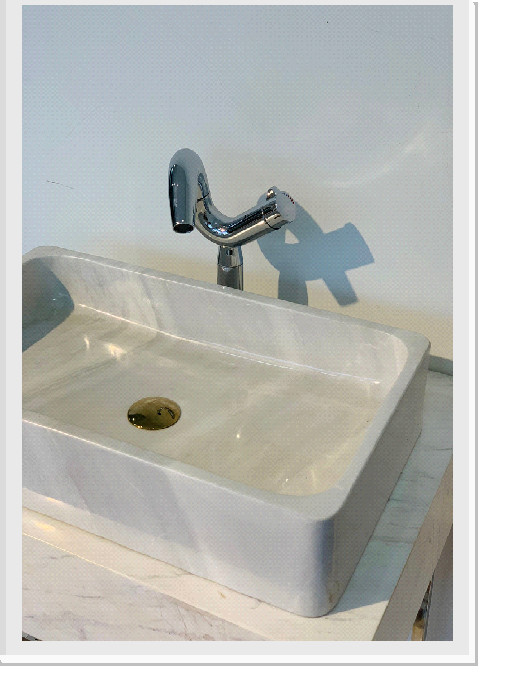 Chậu Lavabo BST57A2 Chữ Nhật Eximstone 61CM-22KG