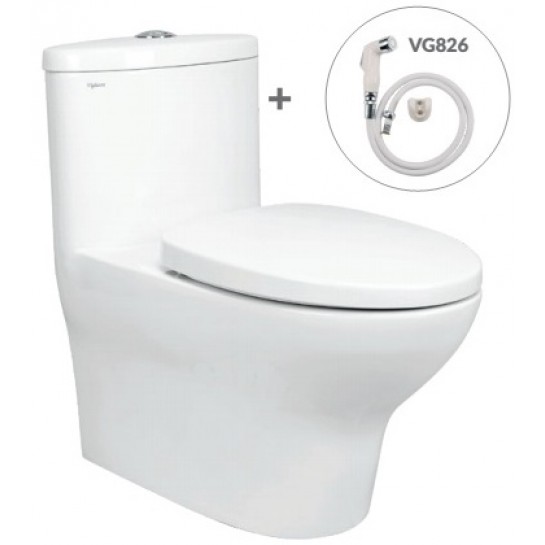 Bồn cầu một khối Viglacera V37M