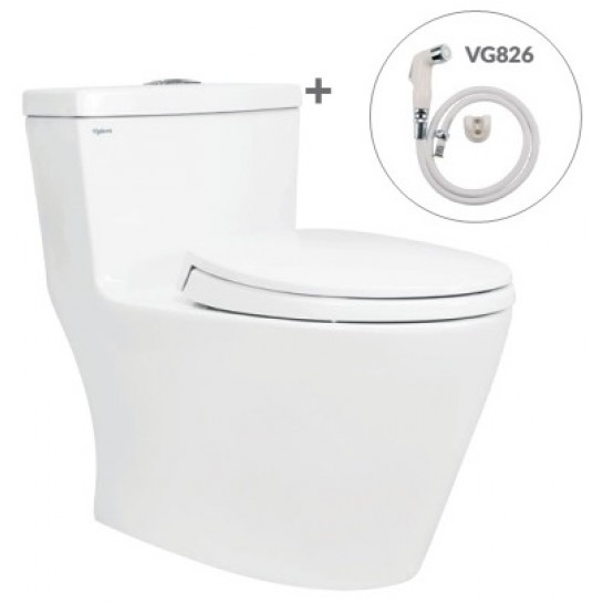 Bồn cầu một khối Viglacera V62