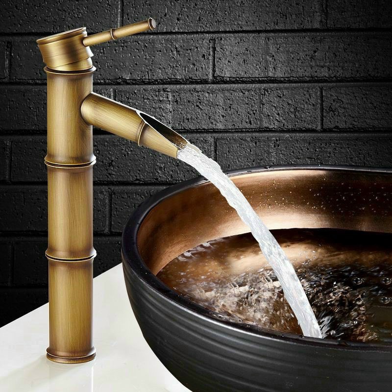 Vòi trúc đốt đồng cao 30cm giá 890k