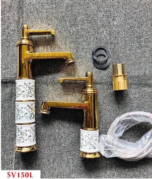 Vòi Lavabo SV150L Đồng Nguyên Khối