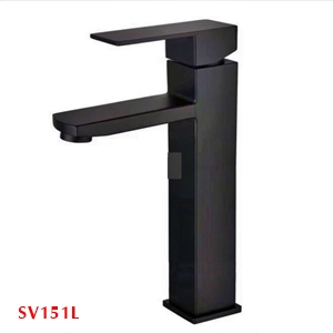 Vòi Lavabo SV151L Inox 304 Sơn Carbon Đen